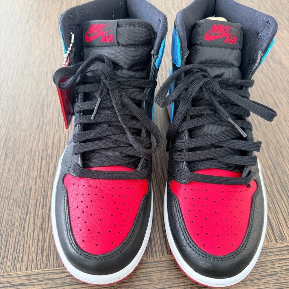 Jordan Nike kids ' High-Top Sneakers in Red, Black and Blue